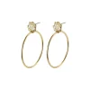 Pilgrim Gold Plated Hoop Earrings* Earrings