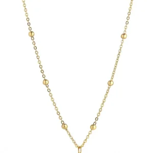 Knight & Day Gold Teardrop Pearl Necklace* Necklaces