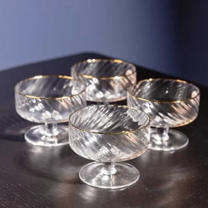 Atticus & Stone Gold Trimmed Dessert Bowl Set Of 4* Homeware