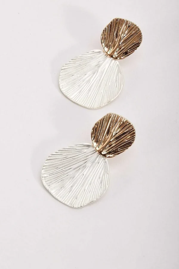 Soul Jewellery Golden Textured Earrings* Earrings