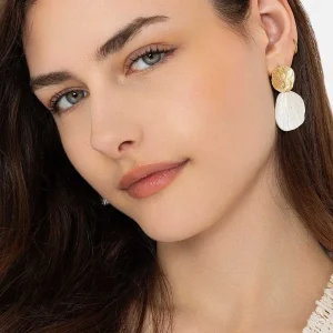 Soul Jewellery Golden Textured Earrings* Earrings