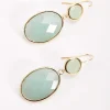 Soul Jewellery Green Double Drop Earrings* Earrings