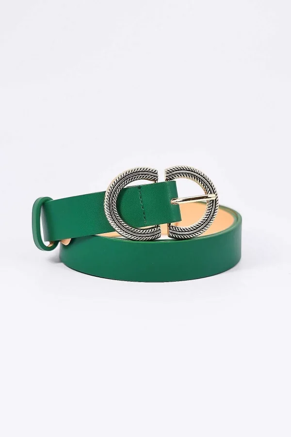 SOUL Accessories Green Half Circle Belt In S/M* Belts