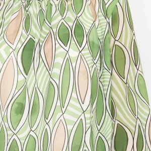 Pala D'oro Green High Neck Printed Top*Women Tops & Blouses