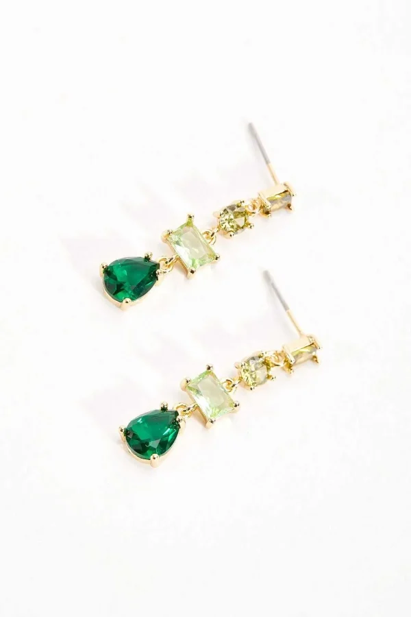 Soul Jewellery Green Jewel Earrings* Boxed Gifts