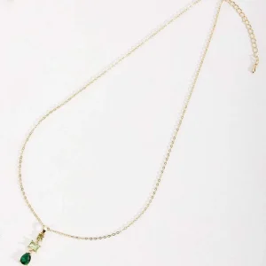 Soul Jewellery Green Jewel Necklace* Boxed Gifts