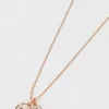 Cherish H Initial Necklace In Rose Gold* Jewellery