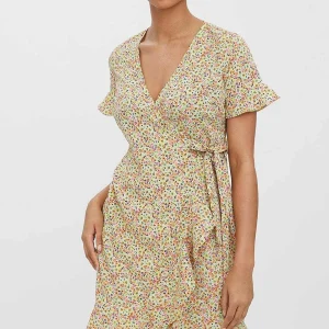 Vero Moda Henna Wrap Dress In Yellow*Women Dresses & Jumpsuits