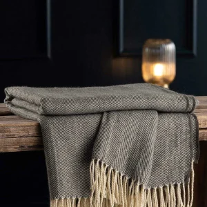 Galway Crystal Herringbone Knit Throw* Throws