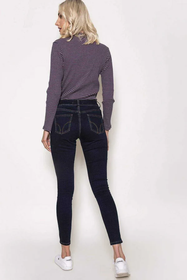 Rowen Avenue High Waist Denim Jeans In Indigo*Women Jeans & Trousers