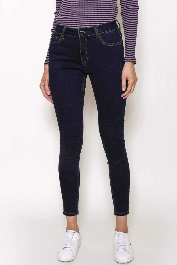 Rowen Avenue High Waist Denim Jeans In Indigo*Women Jeans & Trousers