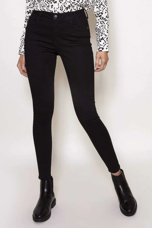 Rowen Avenue High Waist Denim Jeans In Black*Women Jeans & Trousers