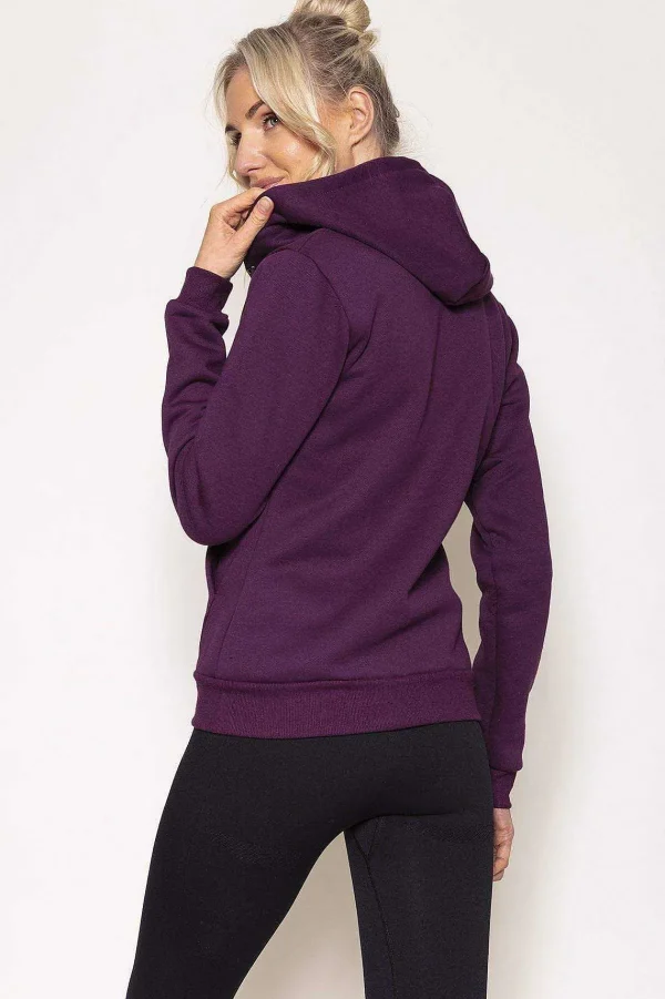 Fit Pink Hoodie In Mulberry*Women Hoodies & Sweatshirts