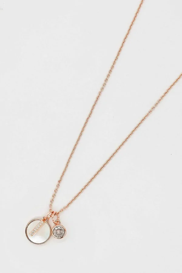 Cherish I Initial Necklace In Rose Gold* Teenager