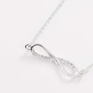 Cherish Infinity Necklace In Silver* Teenager