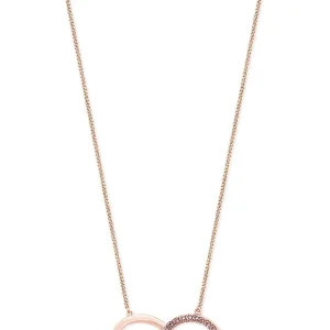 Tipperary Crystal Jewellery Infinity Rings Pendant In Rose Gold* Boxed Gifts