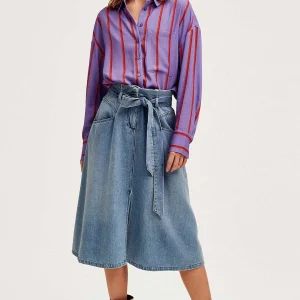 Cks Fashion Inoa Midi Denim Skirt*Women Skirts & Shorts