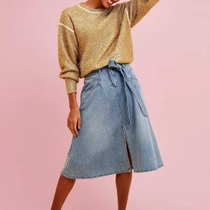 Cks Fashion Inoa Midi Denim Skirt*Women Skirts & Shorts