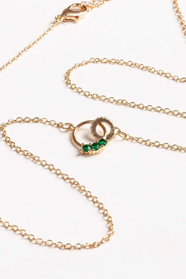 Joularie Interlocking Rings Pendant* Necklaces