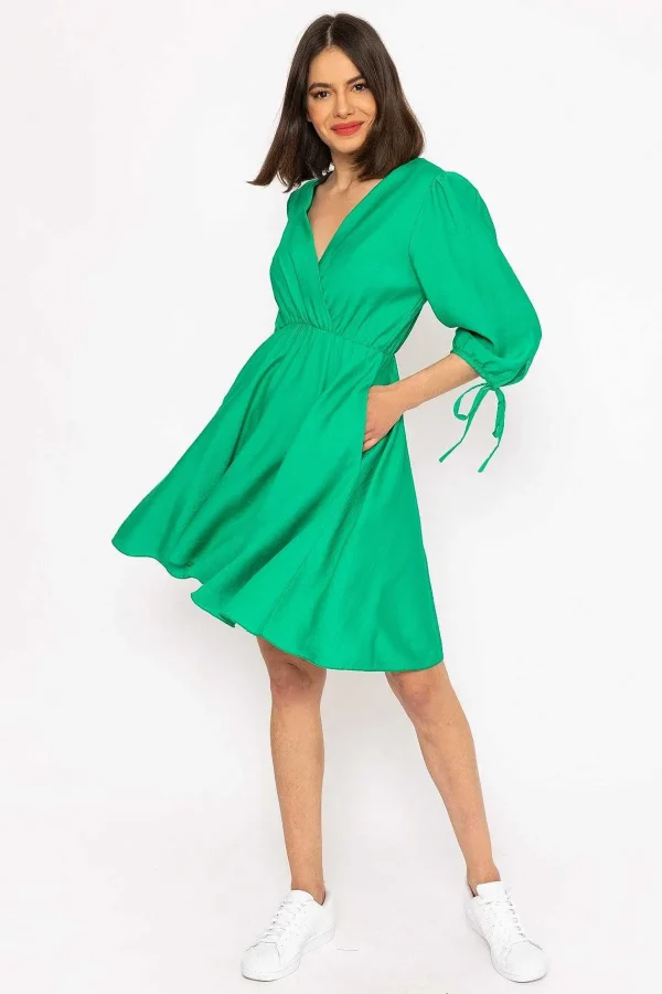 Pala D'oro Isla Green Knee Length Dress* Sale Dresses