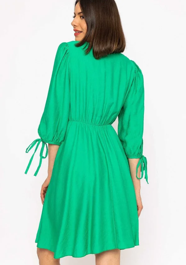 Pala D'oro Isla Green Knee Length Dress* Sale Dresses