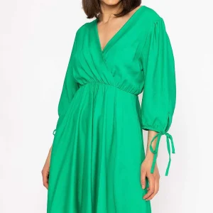 Pala D'oro Isla Green Knee Length Dress* Sale Dresses