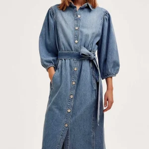 Cks Fashion Ivorys Midi Denim Dress*Women Dresses & Jumpsuits