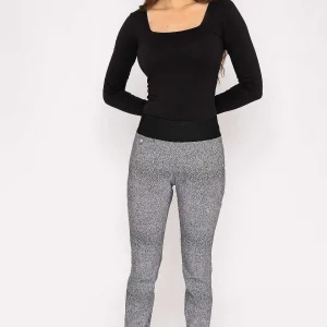 Kelly & Grace Weekend Jacquard Pant In Animal Print*Women Jeans & Trousers