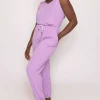 Pala D'oro Jogger Trousers In Lilac*Women Jeans & Trousers