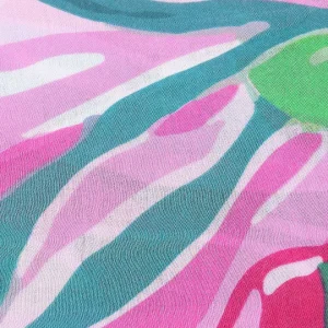 SOUL Accessories Jungle Leave Scarf In Pink* Accessories