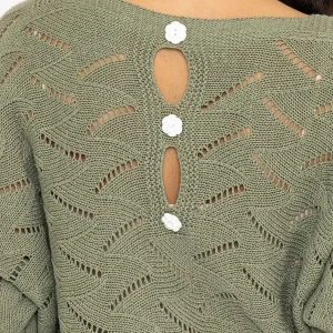 Pala D'Oro Khaki Woven Knit*Women Tops & Blouses