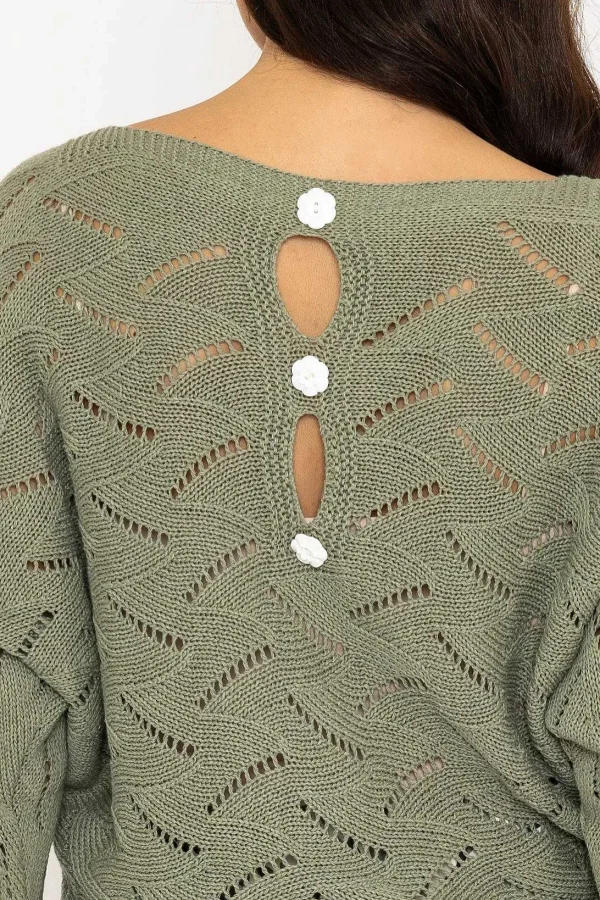 Pala D'Oro Khaki Woven Knit*Women Tops & Blouses