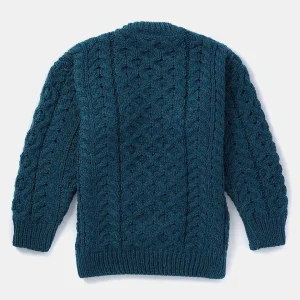 Aran Woollen Mills Kids Aran Jumper In Blue*Women Jumpers & Cardigans