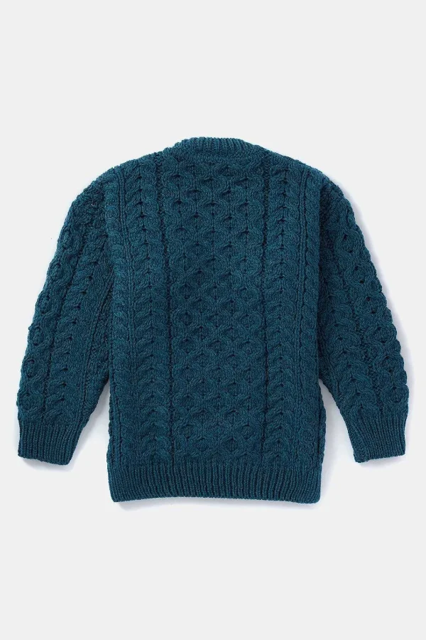 Aran Woollen Mills Kids Aran Jumper In Blue*Women Jumpers & Cardigans