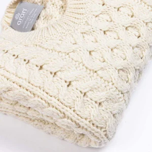 Aran Woollen Mills Kids Aran Jumper In Cream*Women Jumpers & Cardigans