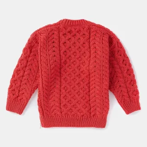 Aran Woollen Mills Kids Aran Jumper In Red*Women Jumpers & Cardigans