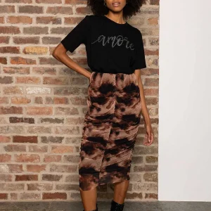 Pala D'oro Sport Kimora Skirt In Brown Print*Women Skirts & Shorts