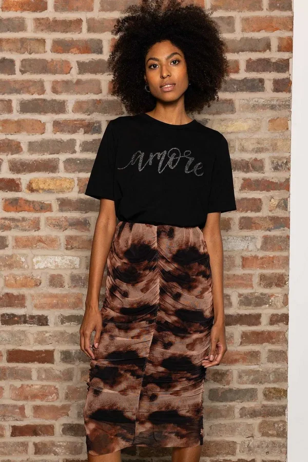 Pala D'oro Sport Kimora Skirt In Brown Print*Women Skirts & Shorts