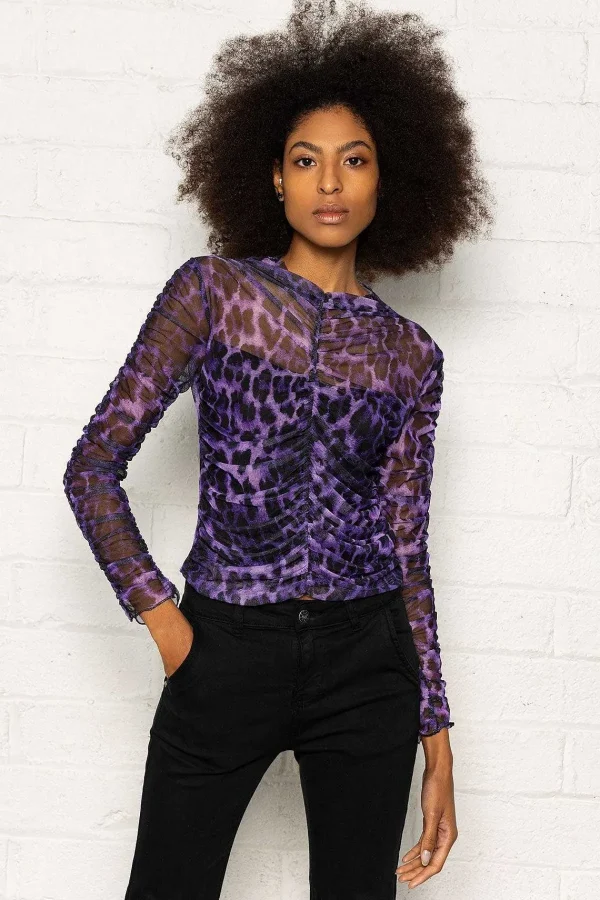 Pala D'oro Sport Kimora Top In Purple*Women Tops & Blouses