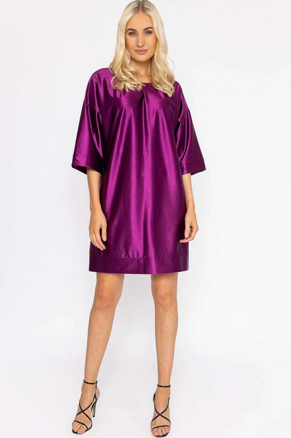 Pala D'oro Kristen Dress In Magenta*Women Dresses & Jumpsuits