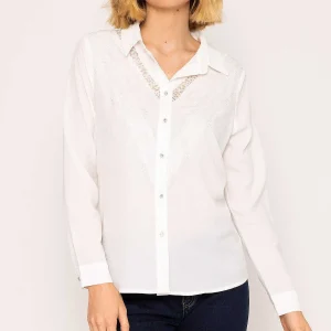 Rowen Avenue Lace Trim Blouse In Ivory*Women Tops & Blouses