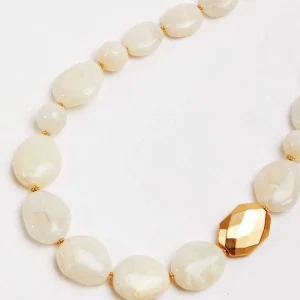 Soul Jewellery Large Beaded White Necklace*Women April Edit