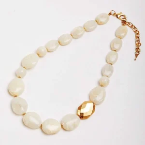 Soul Jewellery Large Beaded White Necklace*Women April Edit