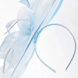 SOUL Accessories Large Blue Fascinator With Floral Bow* Fascinators
