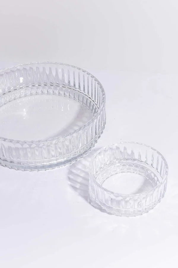 Carraig Donn Living Large Vertical Cut Glass Bowl* Homeware