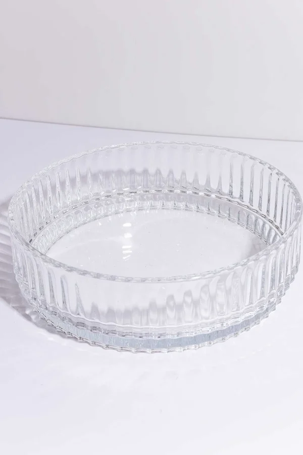 Carraig Donn Living Large Vertical Cut Glass Bowl* Homeware