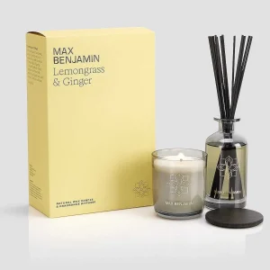 Max Benjamin Lemongrass & Ginger Candle & Diffuser Gift Set* Homeware