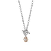 Newbridge Silverware Jewellery Light Peach T-Bar Pendant* Boxed Gifts