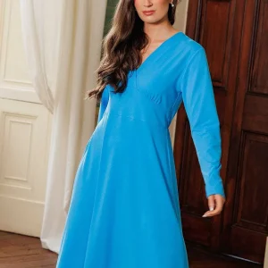 Pala D'oro Lisa Blue Midi Dress*Women Dresses & Jumpsuits