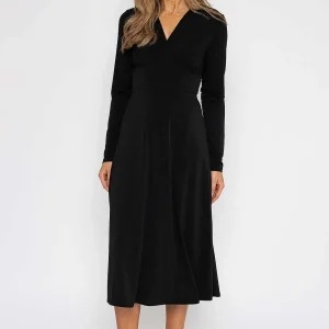 Pala D'oro Lisa Midi Dress In Black* Sale Dresses